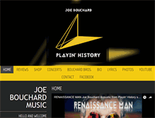 Tablet Screenshot of joebouchard.com